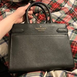 Kate spade leather bag with crossbody strap